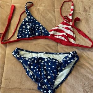 American flag bikini